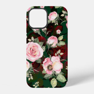 Abstract seamless lovely pattern drawn blooming ro iPhone 12 case