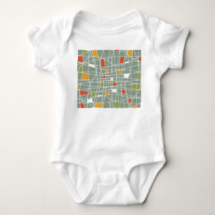 Abstract Seamless: Modern Pattern Design. Baby Bodysuit