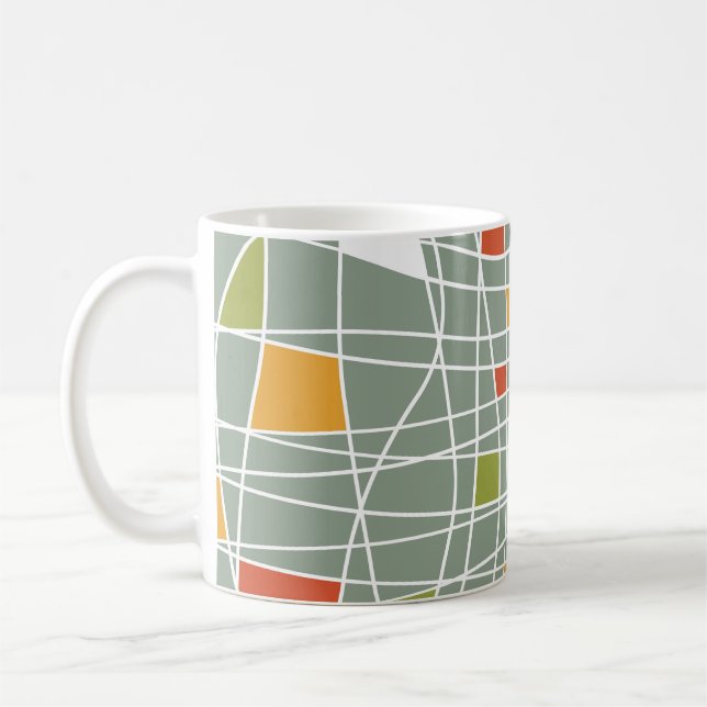 Abstract Seamless: Modern Pattern Design. Coffee Mug (Left)