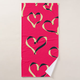 abstract seamless oriental background pattern colo bath towel