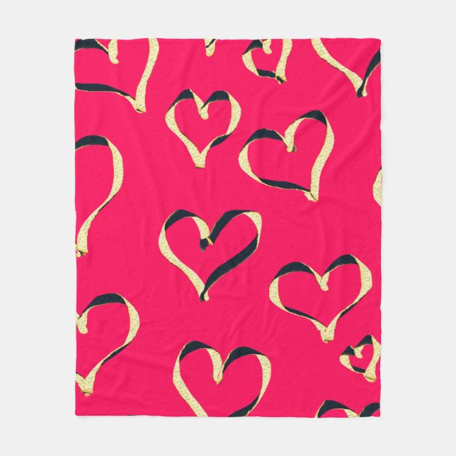 abstract seamless oriental background pattern colo fleece blanket (Front)