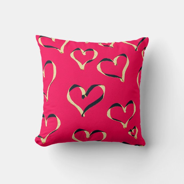 abstract seamless oriental background pattern colo throw pillow (Front)