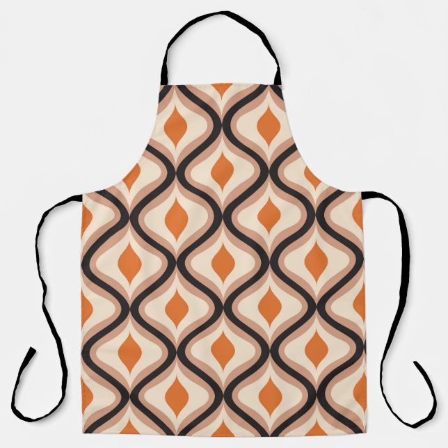 abstract seamless ornament pattern Vintage illustr Apron (Front)