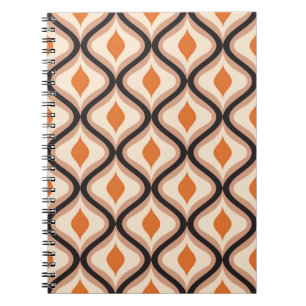 abstract seamless ornament pattern Vintage illustr Notebook