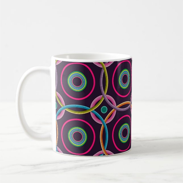 Abstract seamless pattern background.abstract, abs coffee mug (Left)