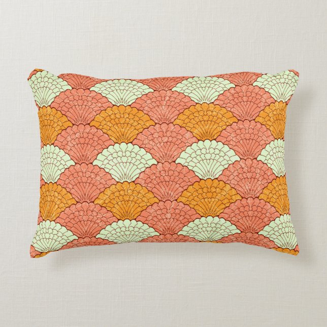 Abstract seamless pattern,background of decorative accent pillow (Front)