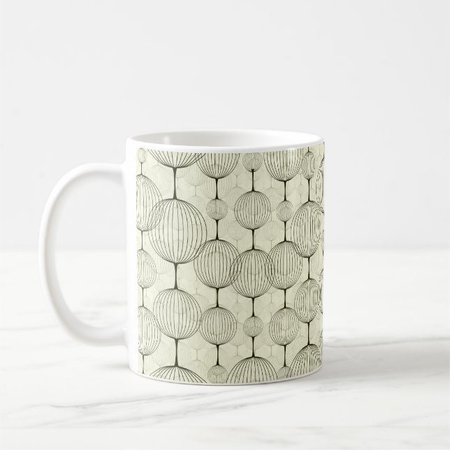Abstract seamless pattern, background. Seamless pa Coffee Mug (Left)