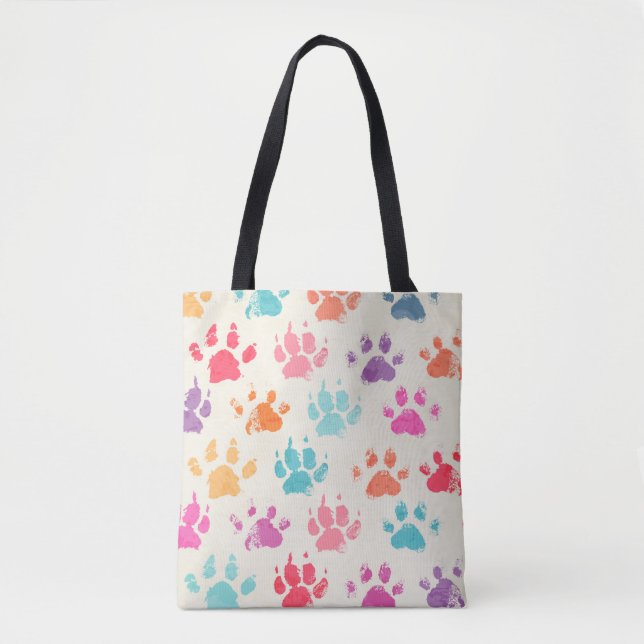 Abstract seamless pattern - bright colourful ink p tote bag (Front)