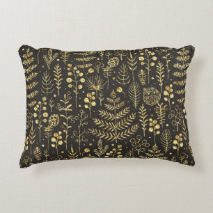 Abstract seamless pattern. Creative vintage backgr Accent Pillow