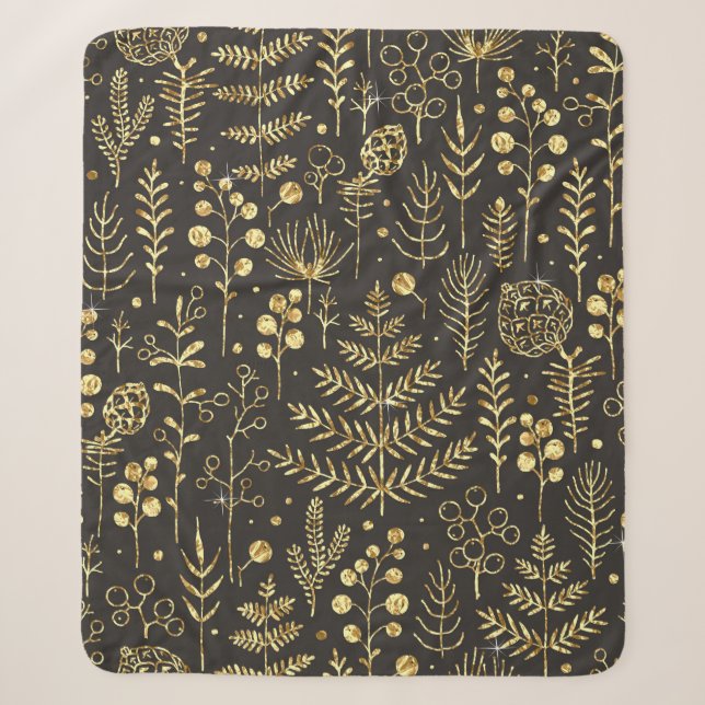 Abstract seamless pattern. Creative vintage backgr Sherpa Blanket (Front)