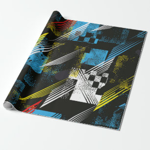 Abstract seamless pattern. Creative vintage backgr Wrapping Paper