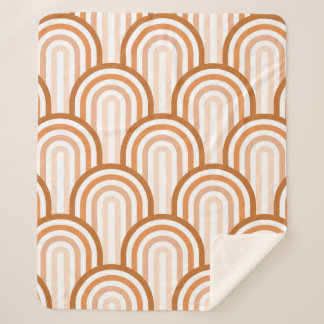 Abstract seamless pattern. Geometric background. L Sherpa Blanket