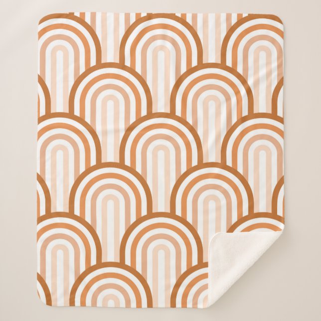 Abstract seamless pattern. Geometric background. L Sherpa Blanket (Front)