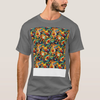 Abstract Seamless Pattern Geometric Lines Shapes G T-Shirt