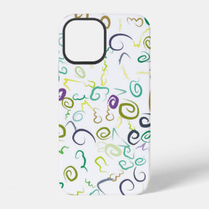 Abstract seamless pattern handmadeabstract, art, b iPhone 12 case