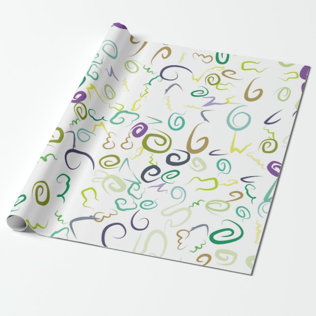 Abstract seamless pattern handmadeabstract, art, b wrapping paper (Unrolled)
