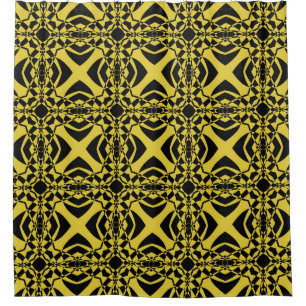Abstract seamless pattern of black and gold colour