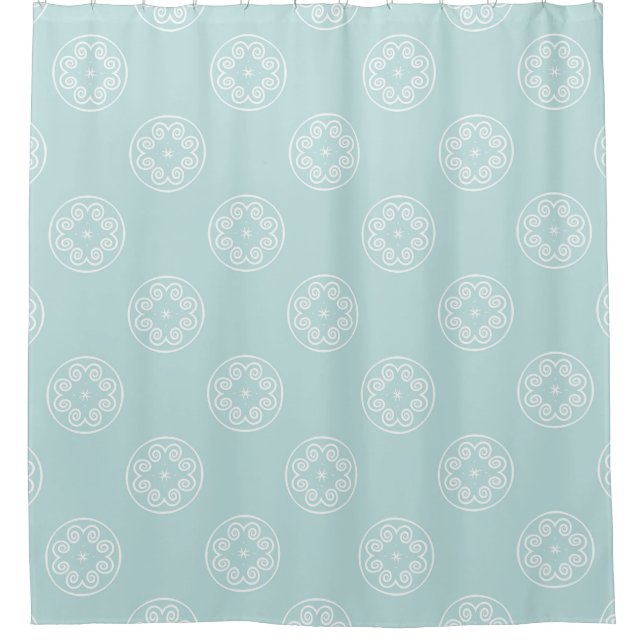 Abstract seamless pattern of Powder Blue colour ba (Front)