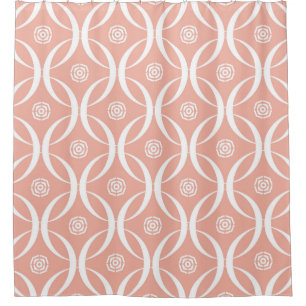 Abstract seamless pattern of Wax flower pink color