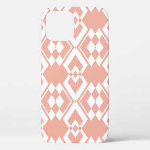 Abstract seamless pattern of Wax flower pink colou iPhone 12 Case