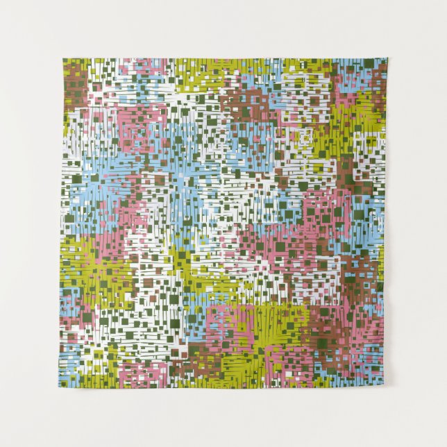 Abstract seamless pattern. Paints of the spring la Tapestry (Front)