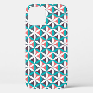 Abstract seamless pattern. Sacred flowers. Stylize iPhone 12 Case