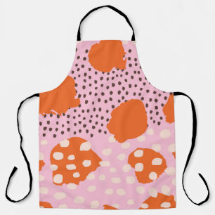 Abstract seamless pattern with Brush Strokes. Beau Apron