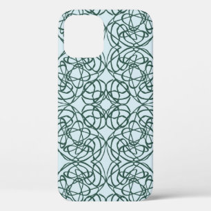 Abstract seamless pattern with city elements fraye iPhone 12 case