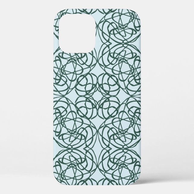Abstract seamless pattern with city elements fraye Case-Mate iPhone case (Back)