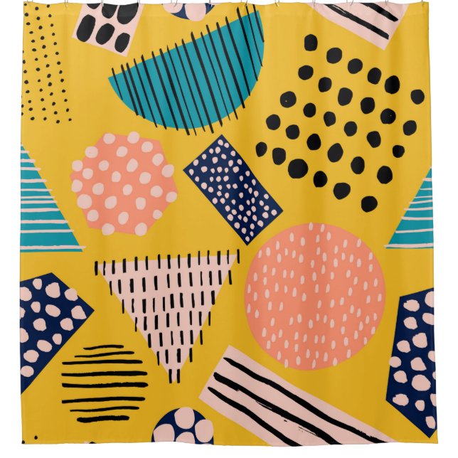 Abstract seamless pattern with different shapes an (Front)