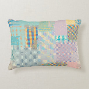 Abstract seamless pattern with imitation of a grun accent pillow
