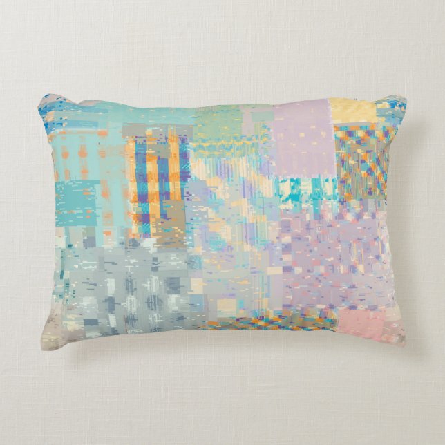 Abstract seamless pattern with imitation of a grun accent pillow (Front)