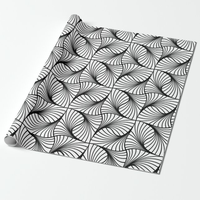 Abstract seamless pattern wrapping paper (Unrolled)