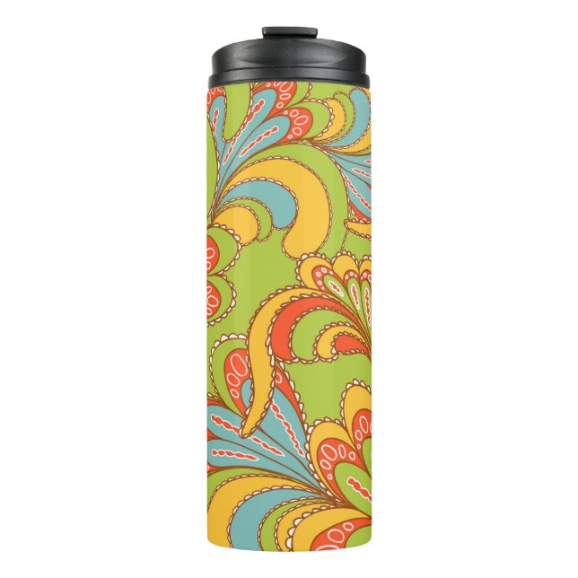 abstract seamless patternabstract,art,background,b thermal tumbler (Front)