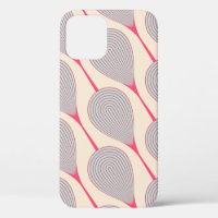 abstract seamless with stylized flower buds patter