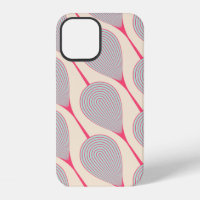 abstract seamless with stylized flower buds patter