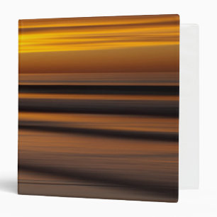 Abstract seascape at sunset, CA Binder