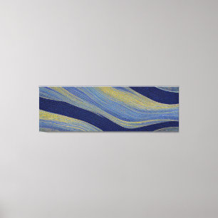 Abstract Seascape Fractured Waves 02 Canvas Print
