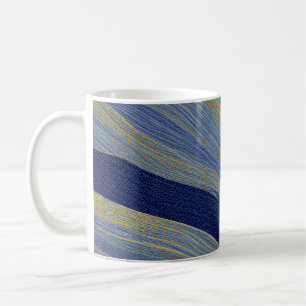 Abstract Seascape Fractured Waves 02 Coffee Mug