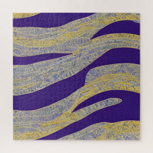 Abstract Seascape Fractured Waves 13 Jigsaw Puzzle