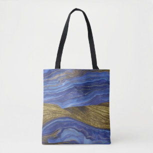 Abstract Seascape Fractured Waves 14 Tote Bag