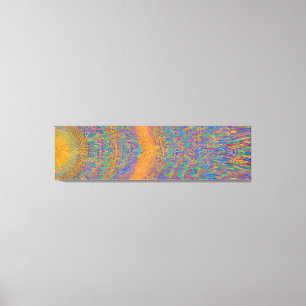 Abstract Seascape Fractured Waves 27 Canvas Print