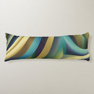 Abstract Seascape Fractured Waves 30 Body Pillow