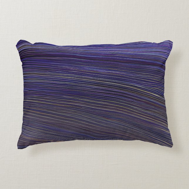 Abstract Seascape Fractured Waves 31 Accent Pillow (Front)