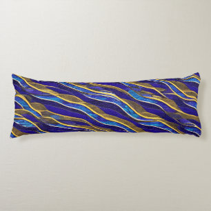 Abstract Seascape Fractured Waves 33 Body Pillow