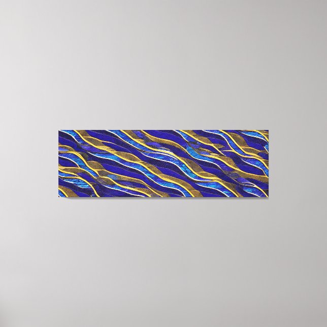 Abstract Seascape Fractured Waves 33 Canvas Print (Front)