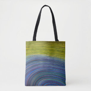 Abstract Seascape Fractured Waves 34 Tote Bag