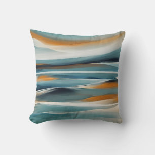 Abstract Seascape Sea Ocean Design 316 Throw Pillow