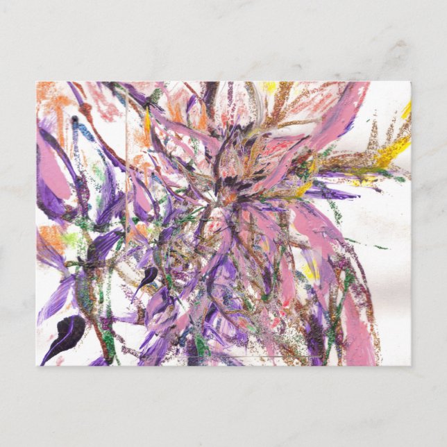 Abstract Seashore Postcard (Front)