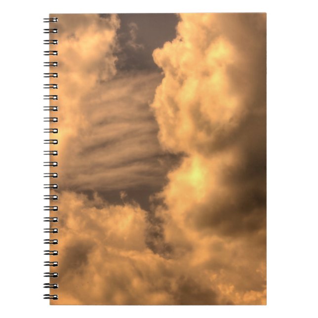 Abstract sepia cloud backgroundabstract, art, arti notebook (Front)